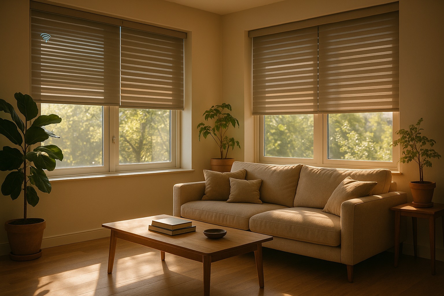 Wie du mit smarten Jalousien Energie in deinem Wohnzimmer sparst